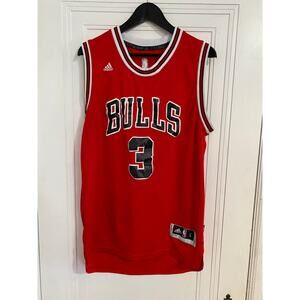 Dwayne Wade Chicago Bulls Stitched Adidas Basketball Jersey Size L